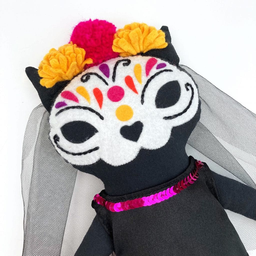 Catrina, the Sugar Skull Cat